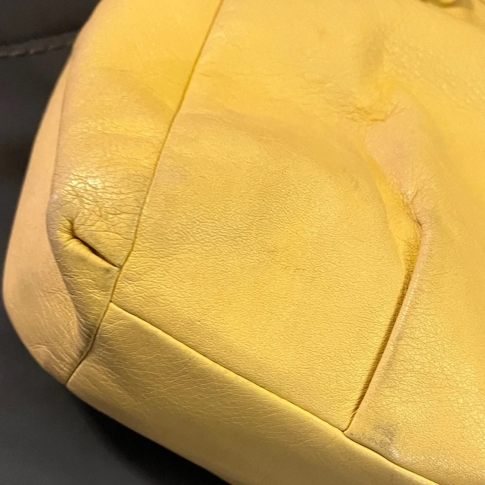 Coach Kara Carryall yellow bag